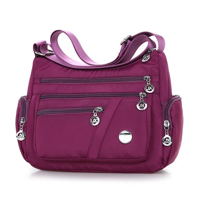 2020 Fashion Women Shoulder Messenger Bag Waterproof Nylon Oxford Crossbody Bag Handbags Large Capacity Travel Bags Purse Wallet