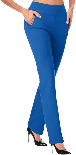 2025 Work Pants for Women High Waist Stretch Dress Pants Soft Comfy Athletic Workout Yoga Pants Business Trousers