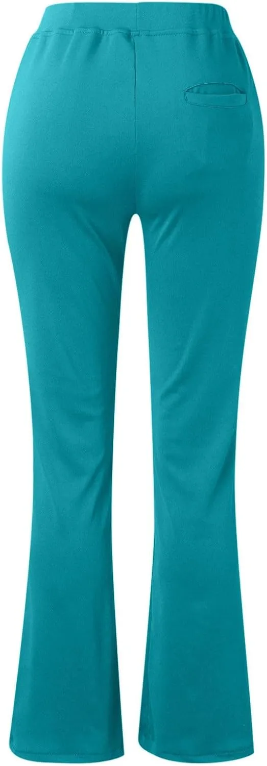 2025 Work Pants for Women High Waist Stretch Dress Pants Soft Comfy Athletic Workout Yoga Pants Business Trousers