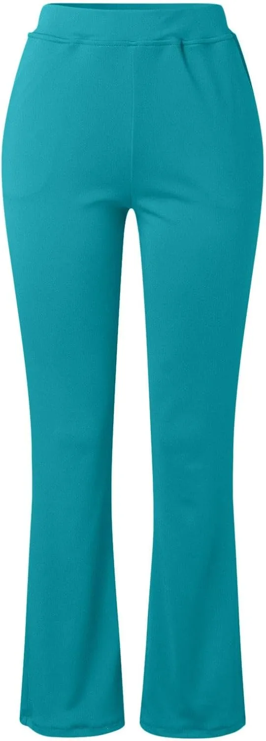 2025 Work Pants for Women High Waist Stretch Dress Pants Soft Comfy Athletic Workout Yoga Pants Business Trousers