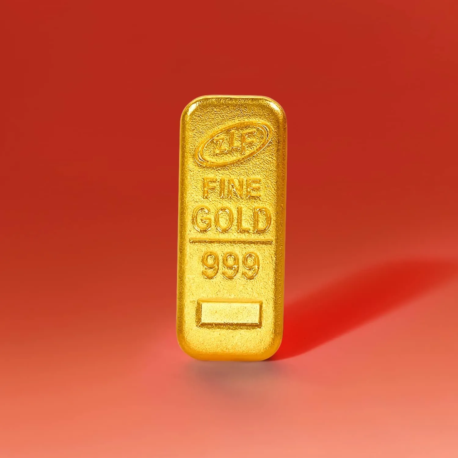 24K Solid Gold Jewelry Gifts - Real Gold Charm Ingot Pendant, Fine Jewelry for Women & Men