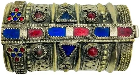 Afghan Vintage Handcuff, Cuff Bracelet, Boho Style Cuff, Boho Jewelry, Vintage Style Bracelet, Kuchi Jewelry