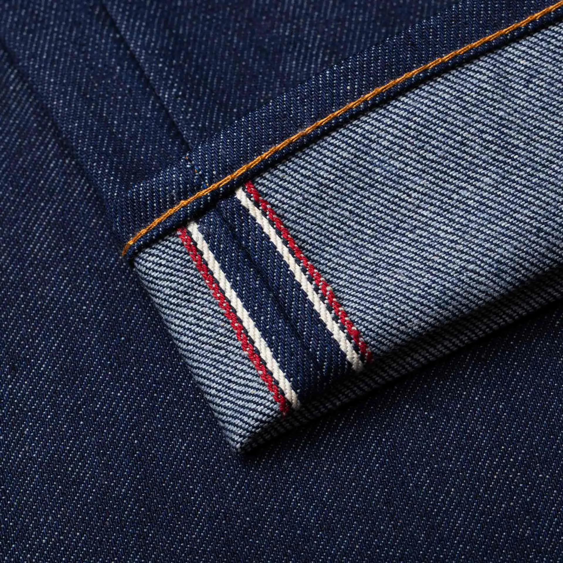 B-04 RELAXED TAPERED 13 oz. indigo eco selvedge
