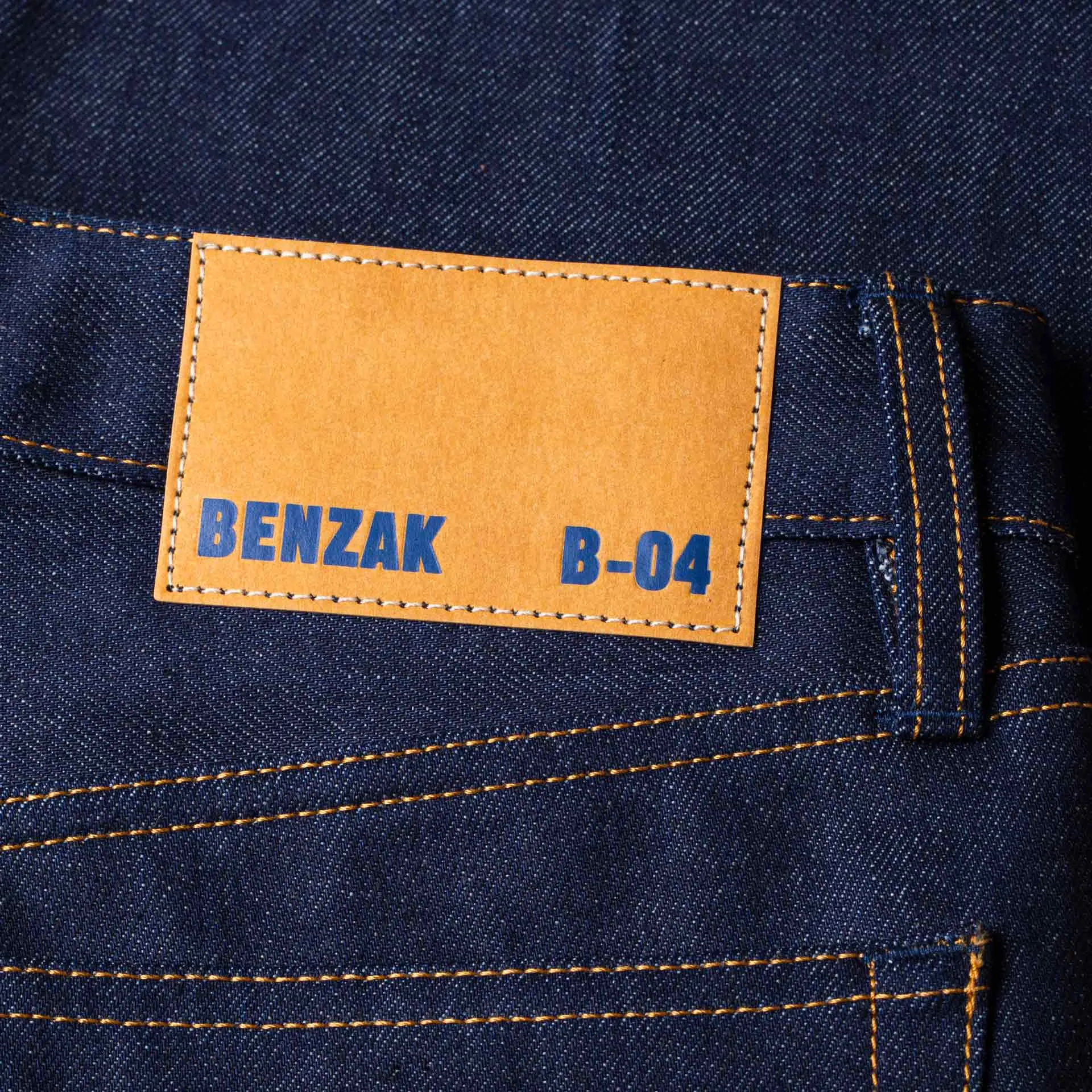 B-04 RELAXED TAPERED 13 oz. indigo eco selvedge