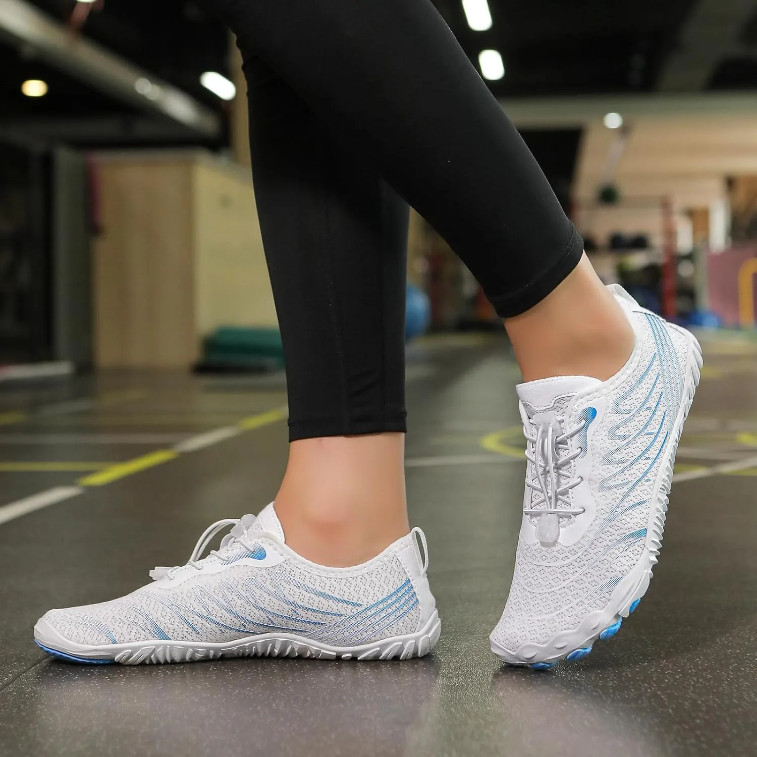 Barefoot Shoes Womens Mens Grounded Footwear Anti-Slip Quick Dry Barefoot Shoe Breathable Trail Running Wide Toe Hiking Shoes Zero Drop Shoe