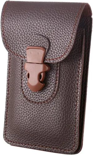 Belt Bag for Men Retro Waist Pouch with Mobile Phone Purse Multi-functional Pocket Storage Pack