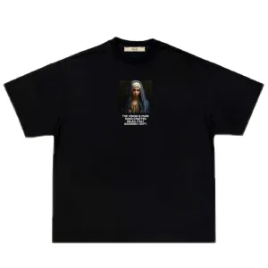 Birds "Virgin Mary" Onyx Oversized Ultra Premium S/S T-Shirt