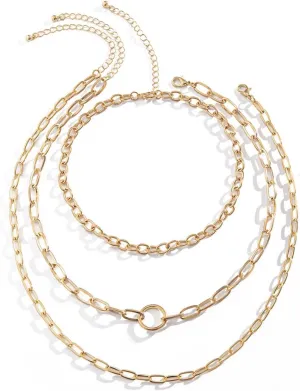 Bohemian Jewelry for Women Necklace, Necklaces Layers Circle Jewelry for Women Women Necklace Wedding Gifts