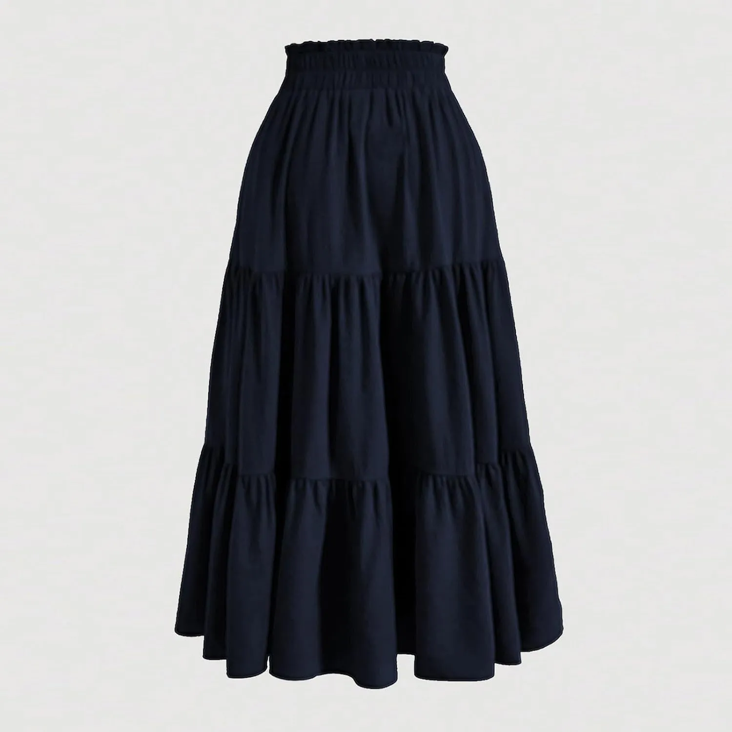 Boho Skirt Maxi Spring Flowy Boho Comfy Tiered Western Midi Skirt