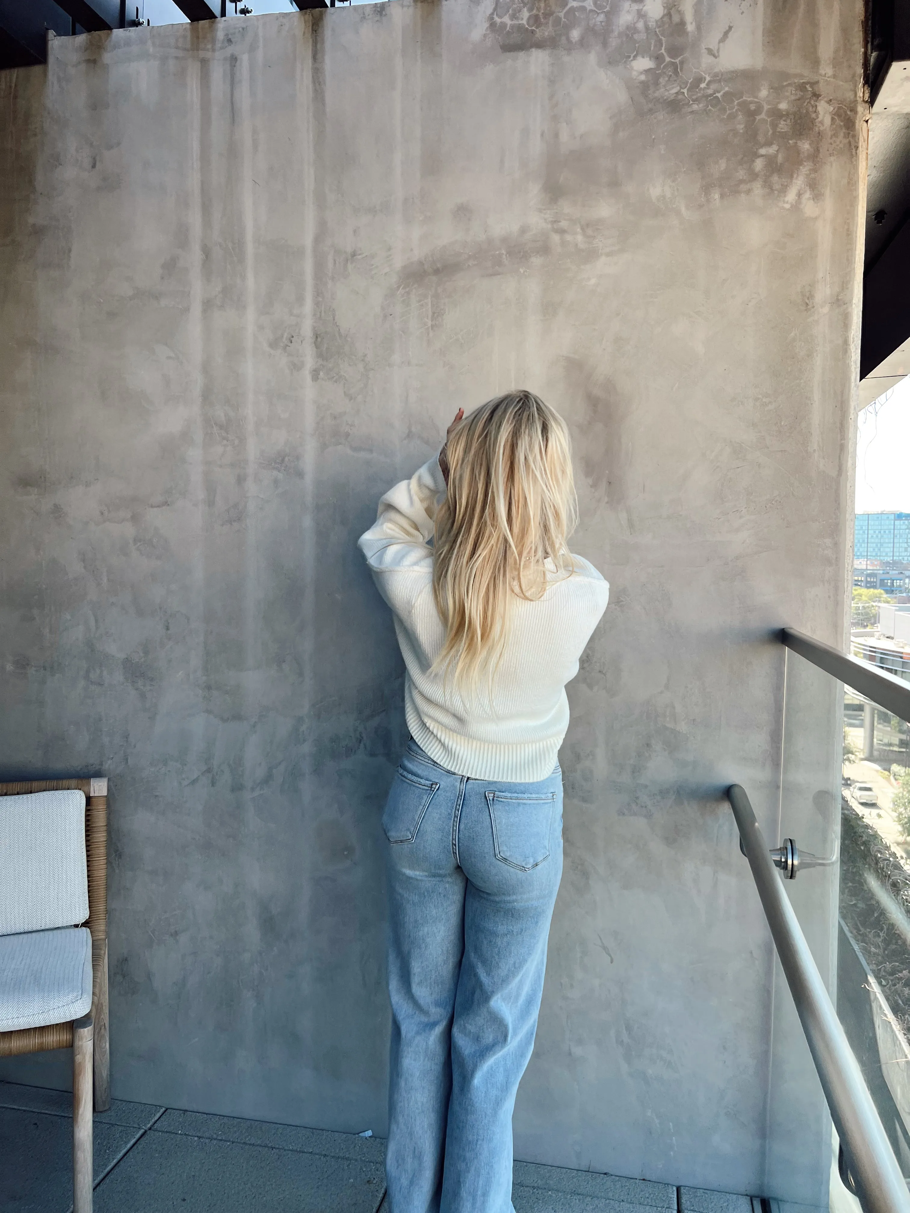 Bombshell Hise Rise Jean - Light Wash