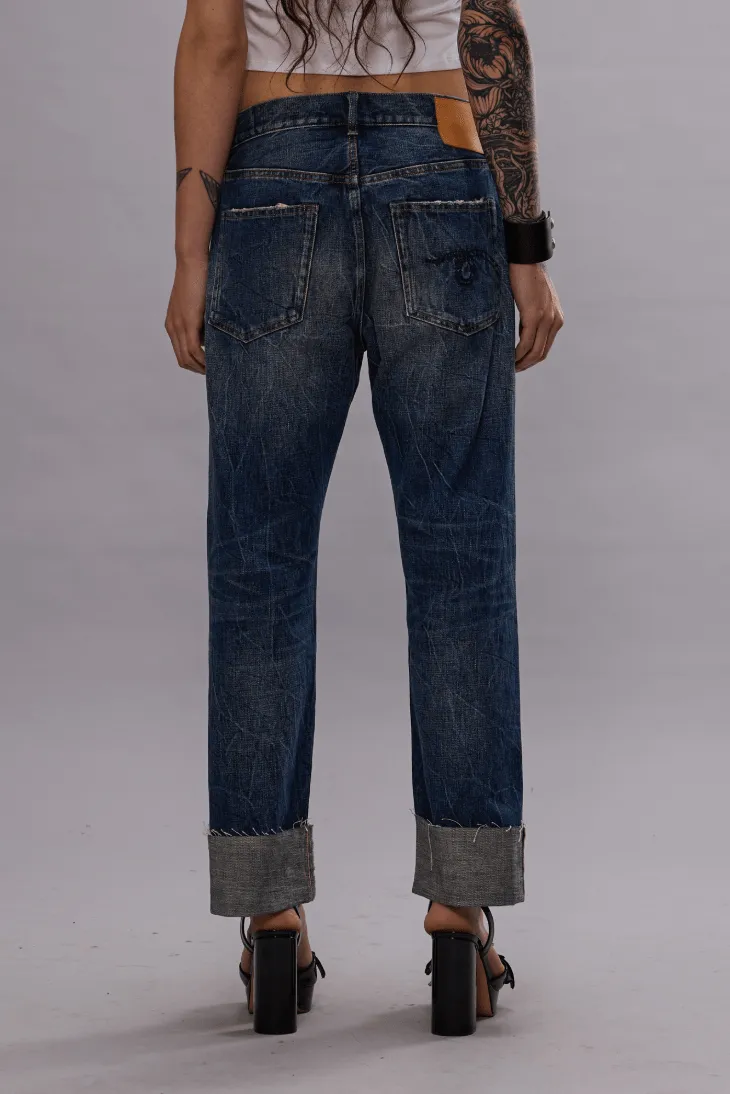 Boyfriend Jean - Tyne Selvedge Blue
