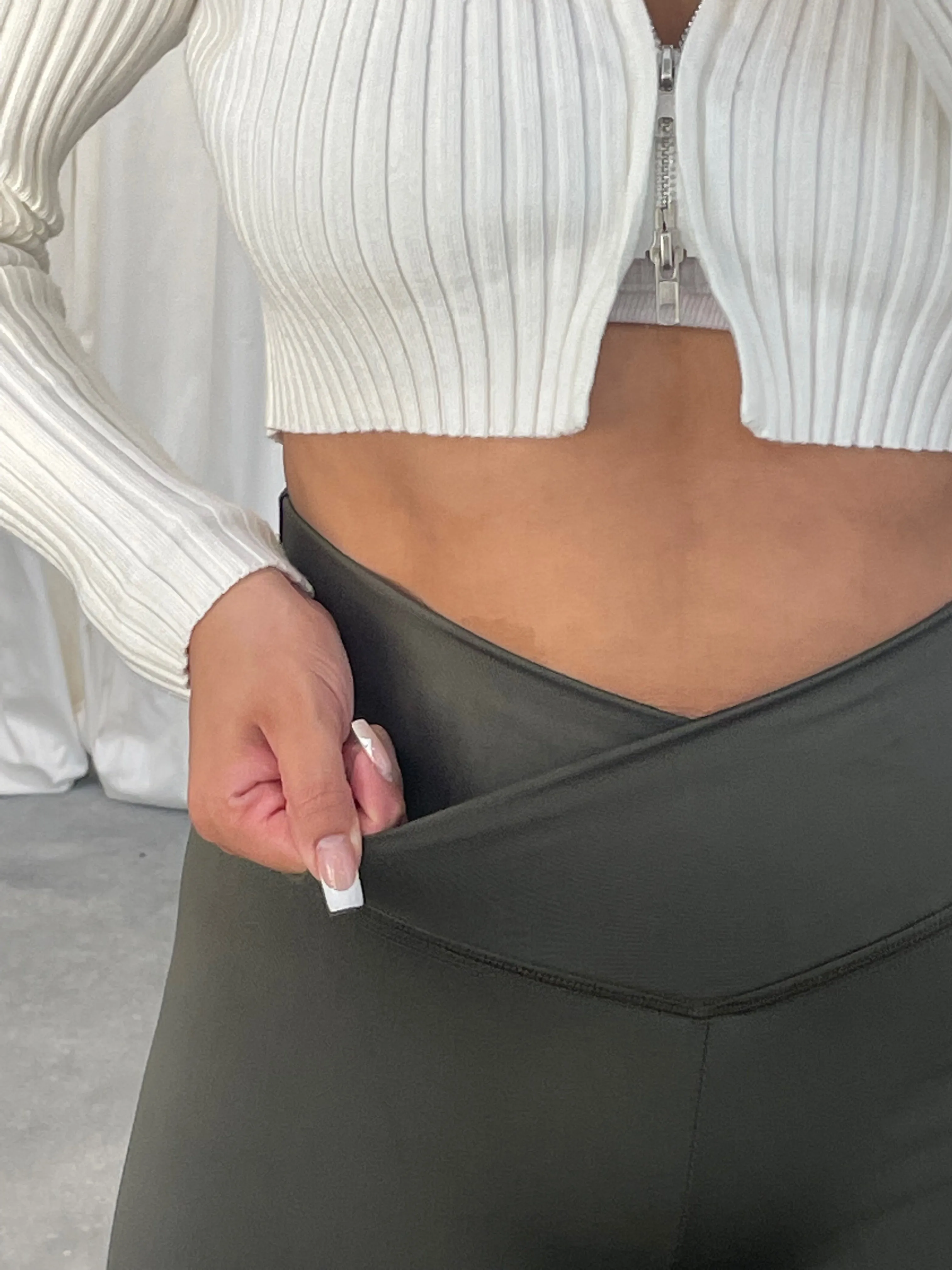 bria yoga pants (OLIVE)