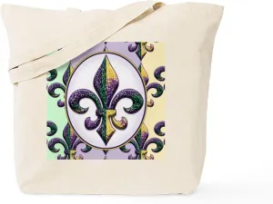 CafePress Fleurmgbeadspcofmg Tote Bag Natural Canvas Tote Bag, Reusable Shopping Bag