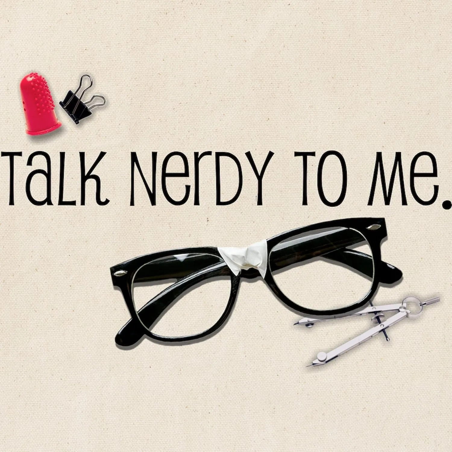 CafePress Talk Nerdy To Me Tote Bag Natural Canvas Tote Bag, Reusable Shopping Bag