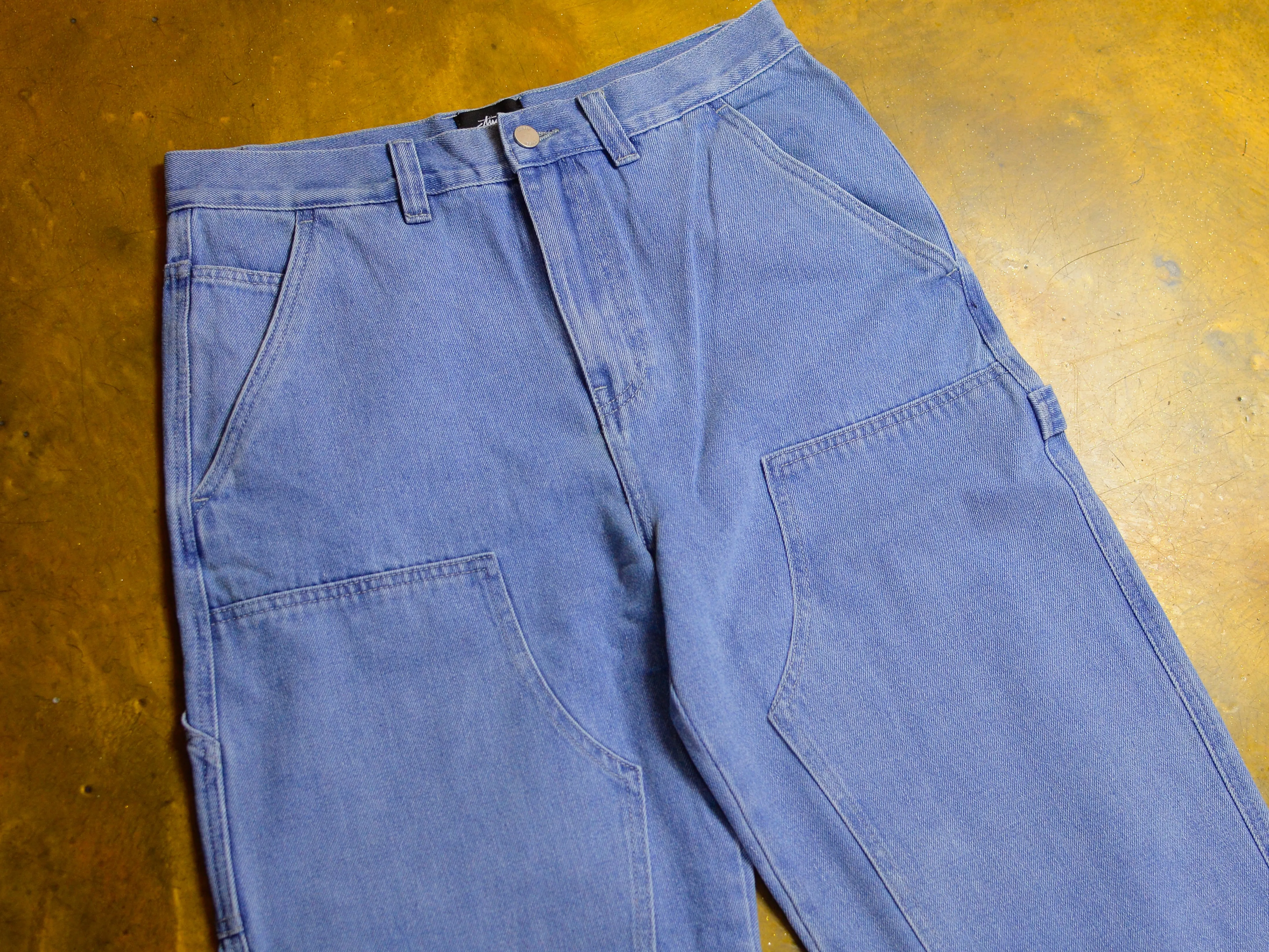 Canvas Work Pant - Light Wash Denim