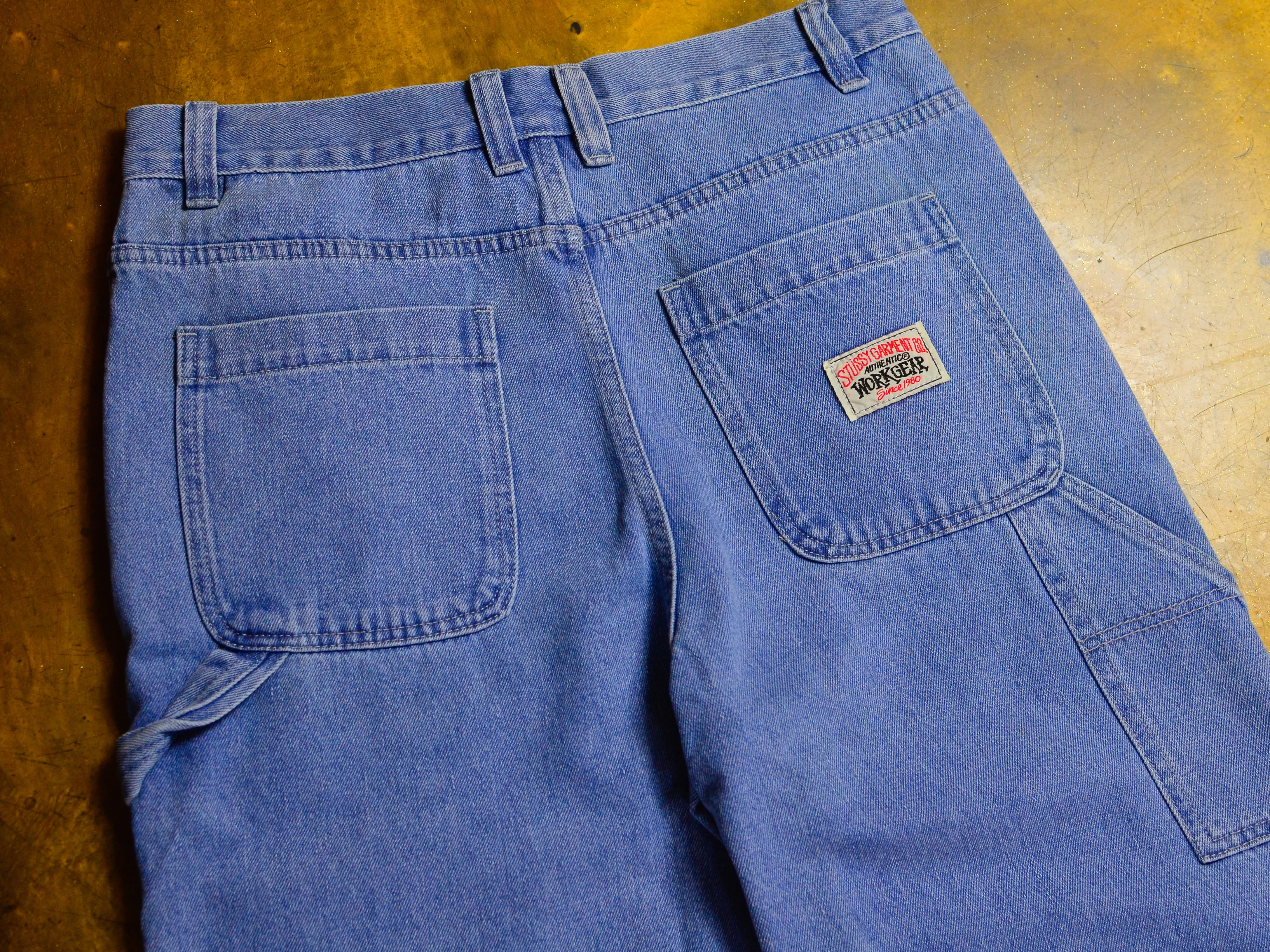 Canvas Work Pant - Light Wash Denim