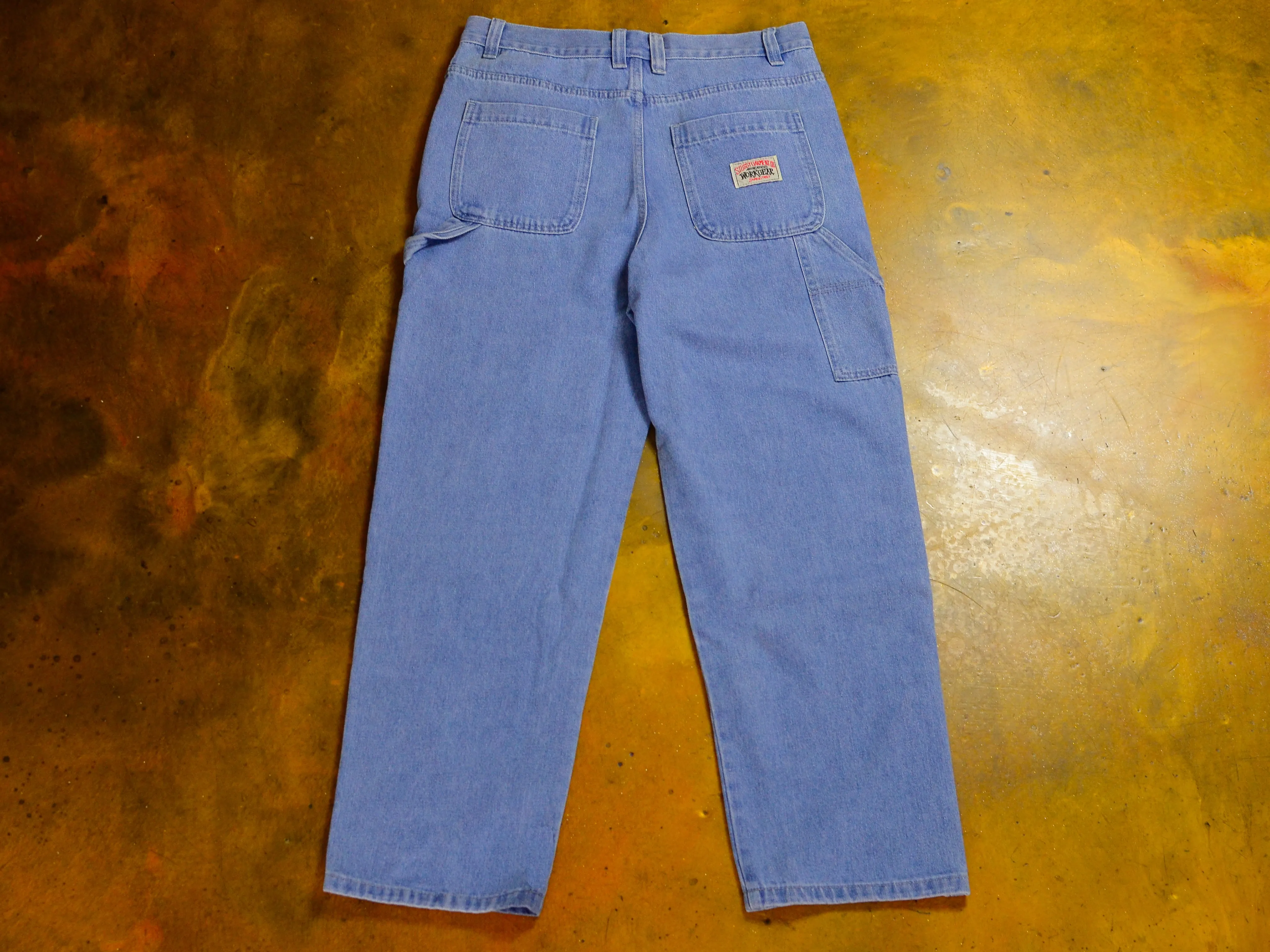 Canvas Work Pant - Light Wash Denim