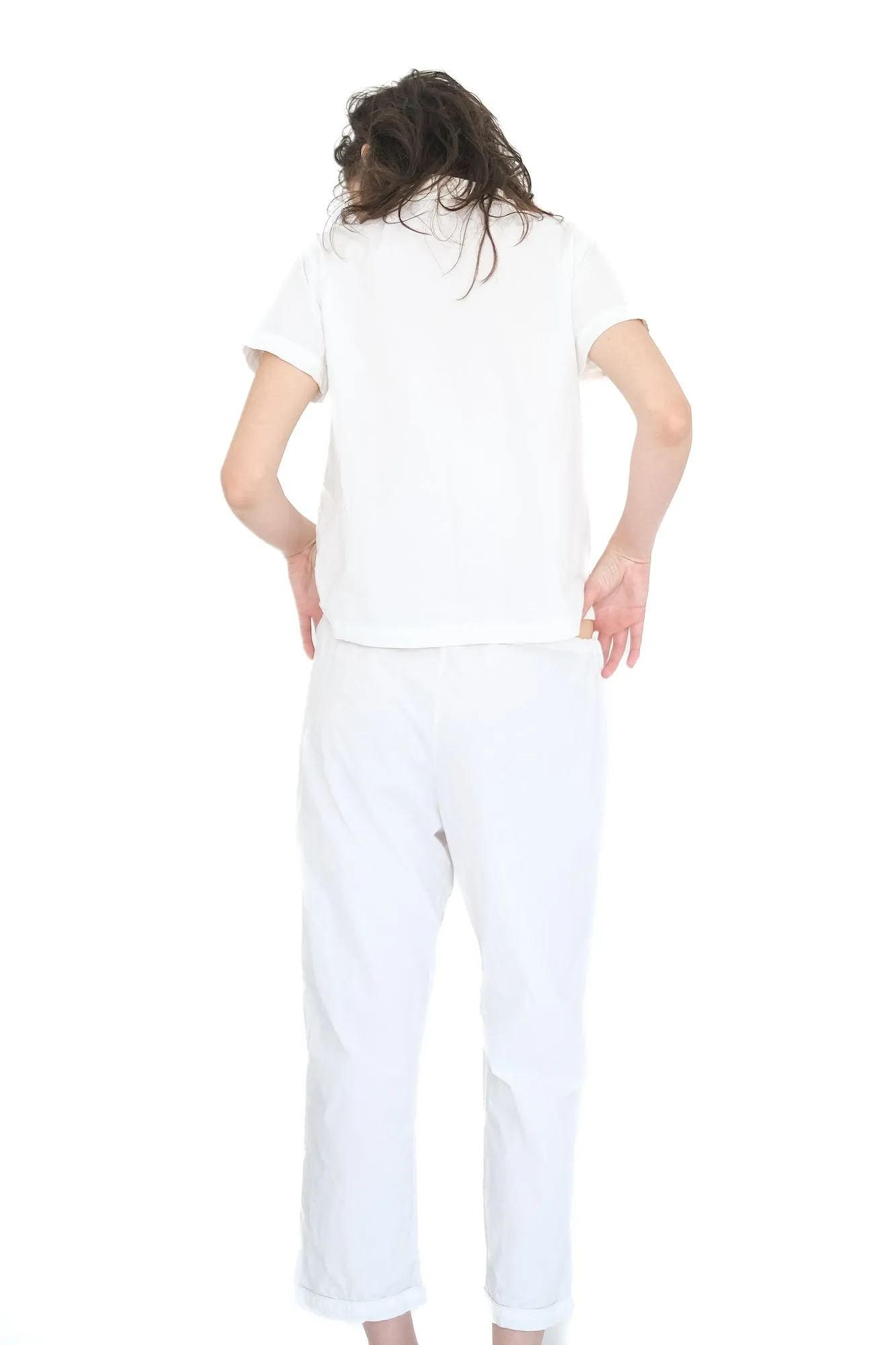 Classic Set with Short Sleeves, White