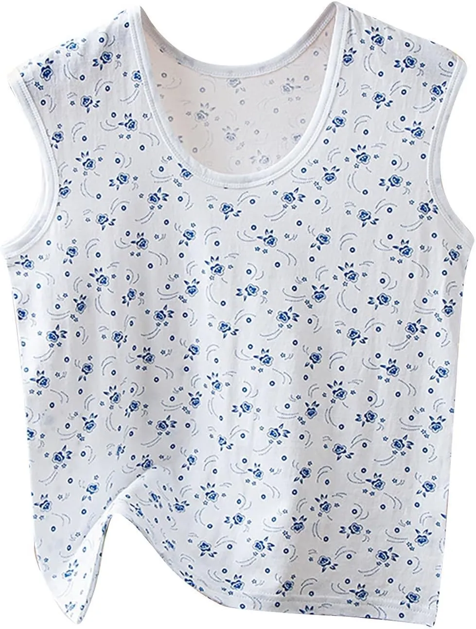 Cotton Tank Top for Women 2025 Summer Casual Loose Crew Neck Sleeveless Shirt Soft Comfortable Sleep Tank Tops