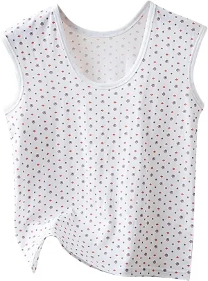 Cotton Tank Top for Women 2025 Summer Casual Loose Crew Neck Sleeveless Shirt Soft Comfortable Sleep Tank Tops