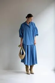 Denim Poem Shirt Light Denim