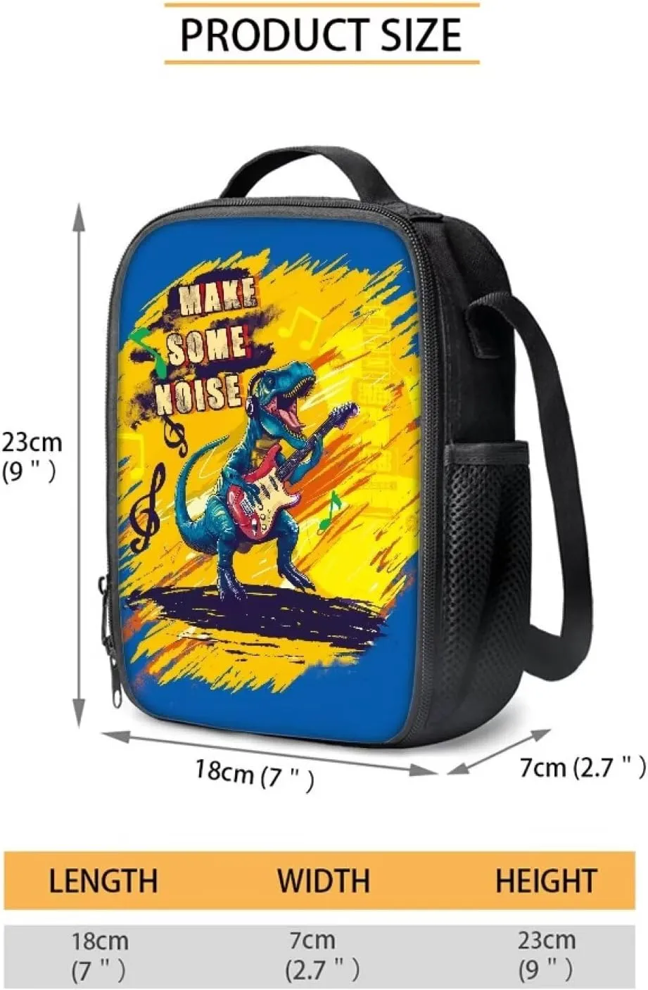 Dinosaur Backpack with Lunch Box 3 in 1 School Bag and Pen Case for Kids Insulated Lunch Bag for Kids Large Capacity Backpack for School