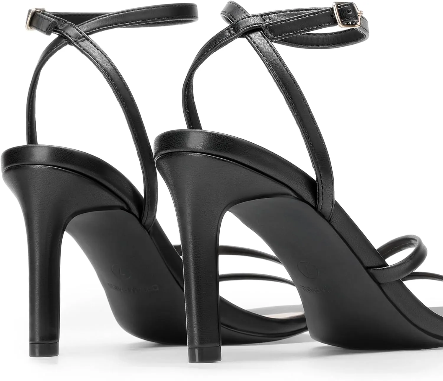 DREAM PAIRS Womens High Stilettos Heels Open Toe Square Sandals Ankle Strap Pumps Sexy Comfort Strappy Dress Shoes Party Wedding Heeled Sandals