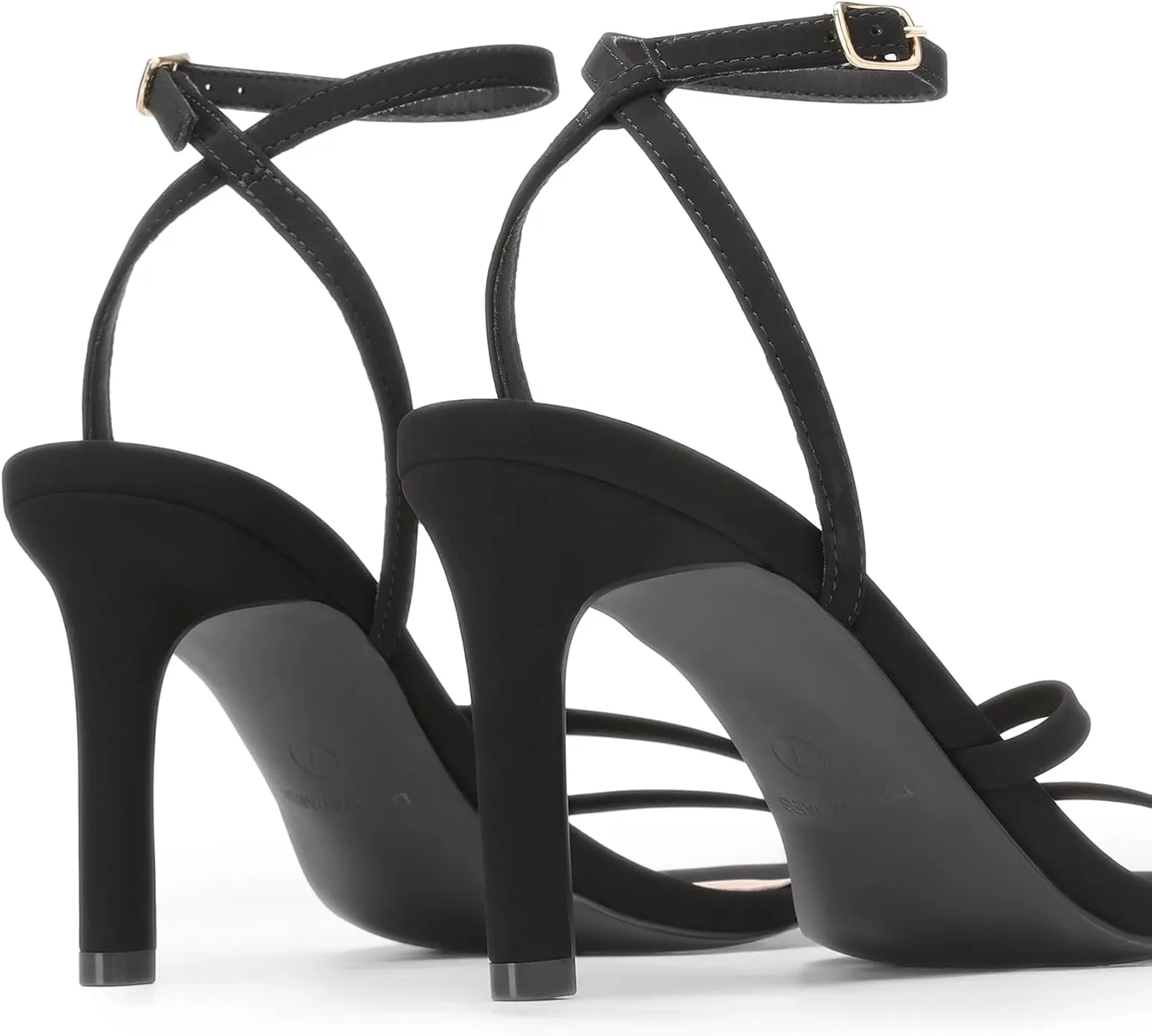 DREAM PAIRS Womens High Stilettos Heels Open Toe Square Sandals Ankle Strap Pumps Sexy Comfort Strappy Dress Shoes Party Wedding Heeled Sandals