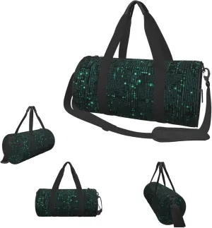 Duffle Bags Hacker Gym Bag for Men Women Waterproof Travel Duffle Bags Convertible Carry on Garment Bag for Travel Sports