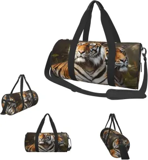 Duffle Bags Two tigers Gym Bag for Men Women Waterproof Travel Duffle Bags Convertible Carry on Garment Bag for Travel Sports