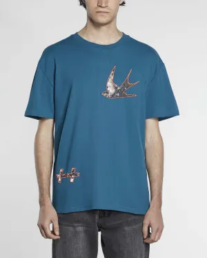ECOLOGY BIGGIE SS TEE TEAL
