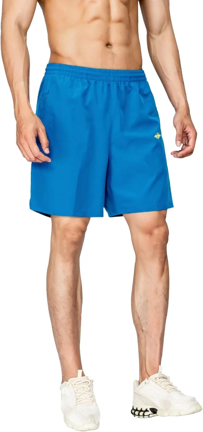 EXEKE Men's Athletic Shorts Quick Dry Running Shorts Lightweight Gym Workout Shorts with Pockets