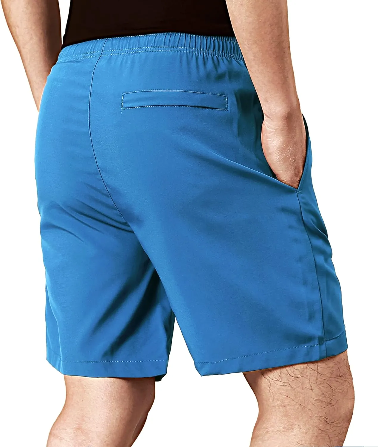 EXEKE Men's Athletic Shorts Quick Dry Running Shorts Lightweight Gym Workout Shorts with Pockets