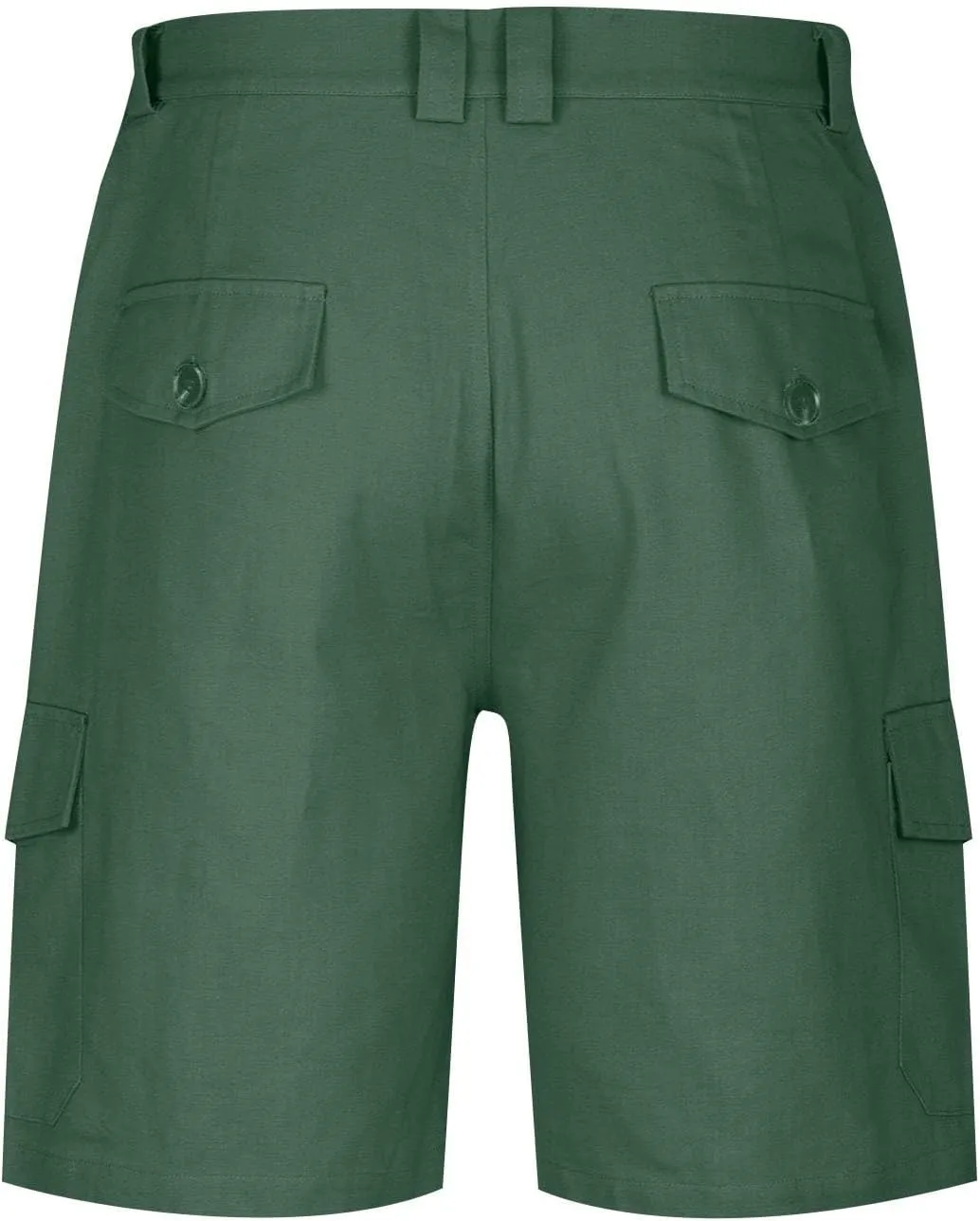 Finelylove Men's Cargo Work Shorts Summer Casual Lightweight Elastic Waist Hiking Golf Bermuda Shorts Outdoor Short Pants