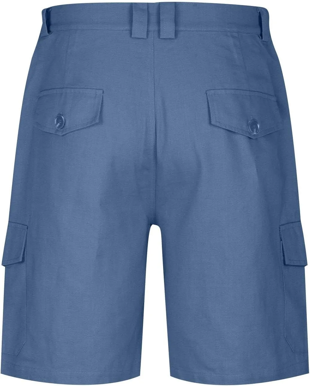 Finelylove Men's Cargo Work Shorts Summer Casual Lightweight Elastic Waist Hiking Golf Bermuda Shorts Outdoor Short Pants