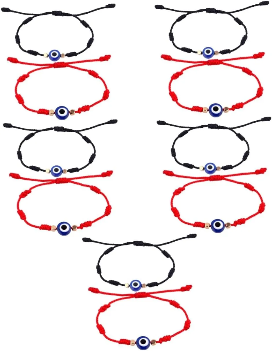 GALPADA Evil Eye Bracelet Blue Bracelets Matching Bracelets for Couples Red Jewelry Black Jewelry Decorative