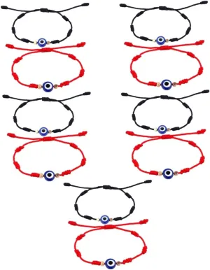 GALPADA Evil Eye Bracelet Blue Bracelets Matching Bracelets for Couples Red Jewelry Black Jewelry Decorative
