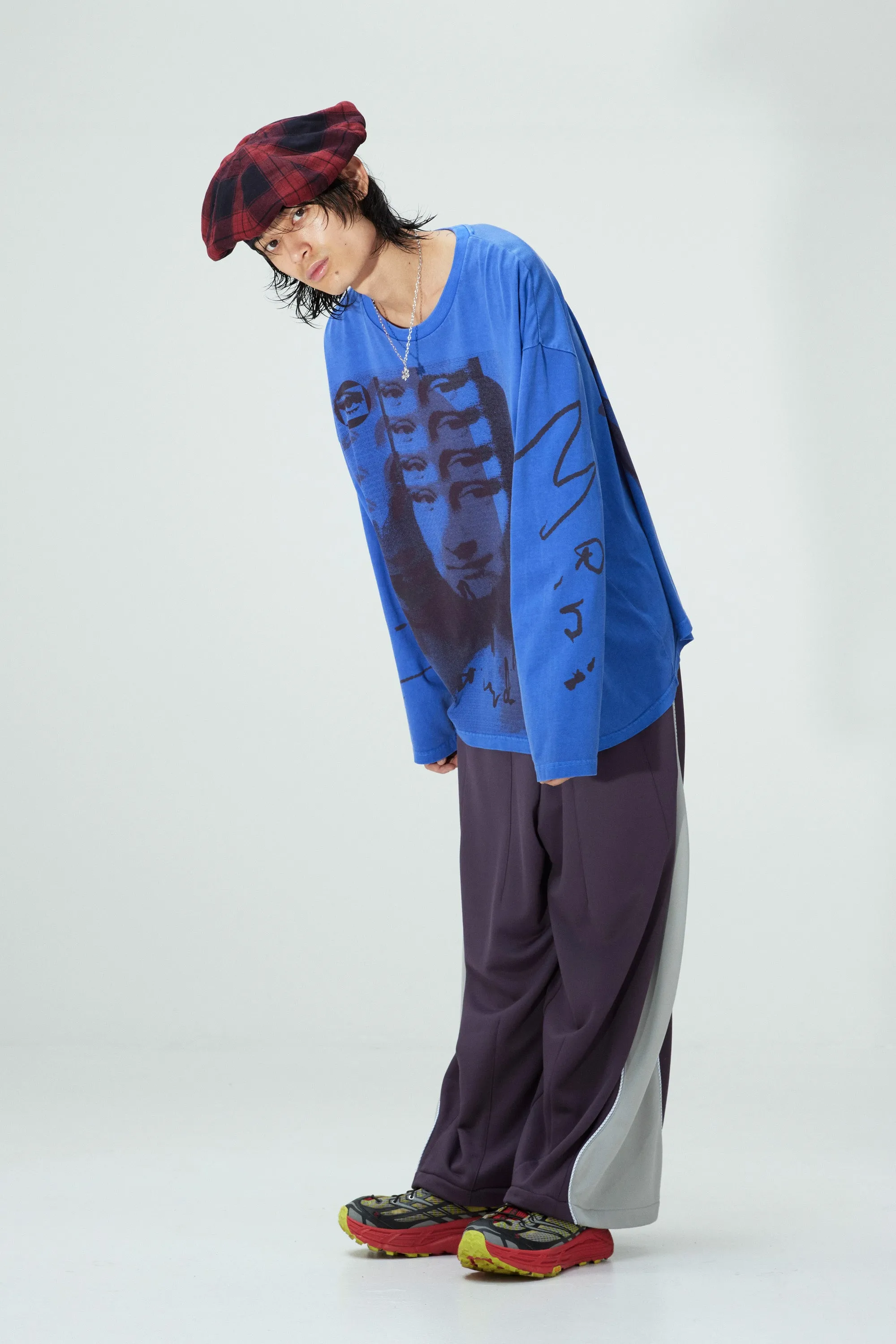 GAZE OVERSIZED LS TEE ULTRAMARINE