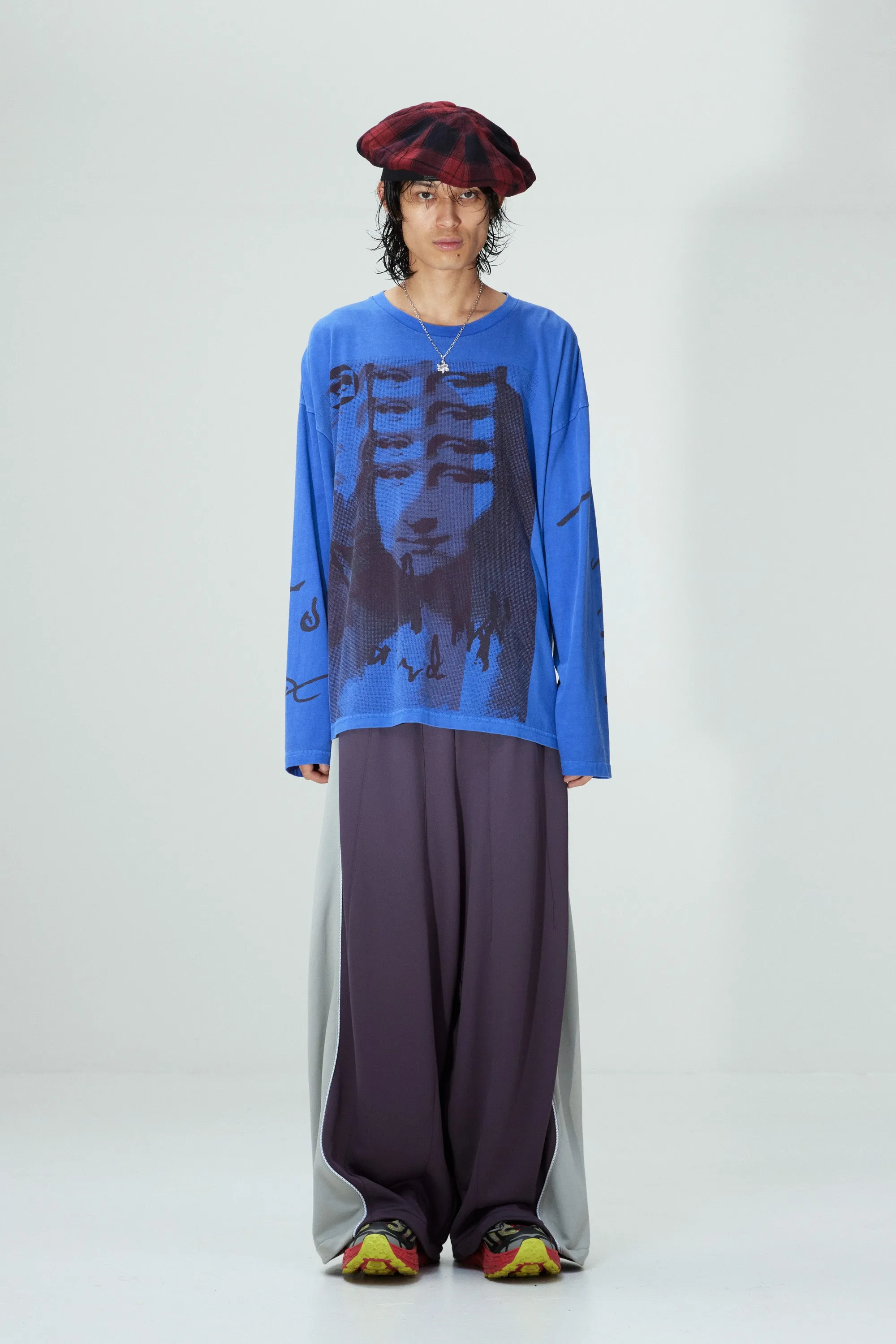 GAZE OVERSIZED LS TEE ULTRAMARINE
