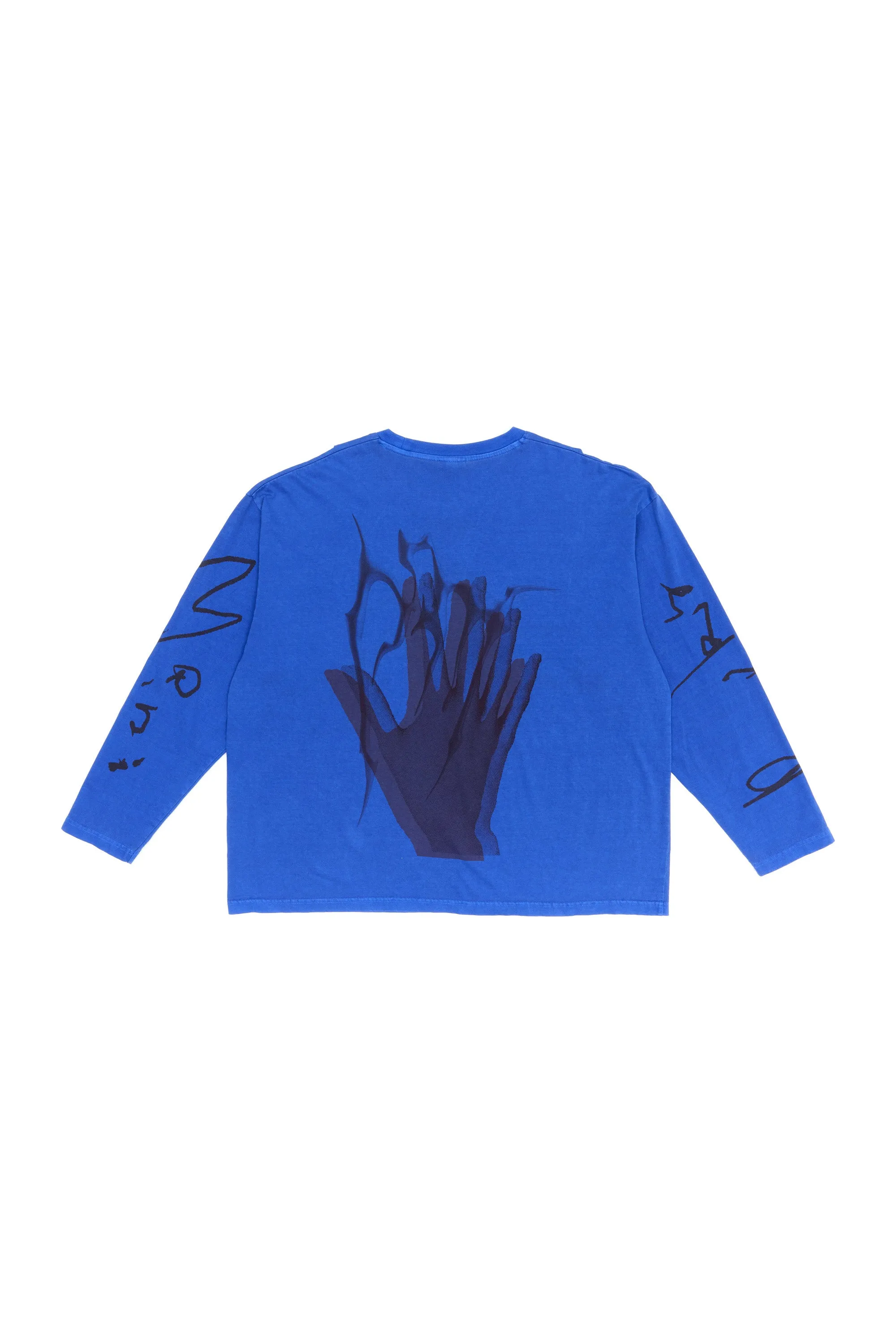 GAZE OVERSIZED LS TEE ULTRAMARINE