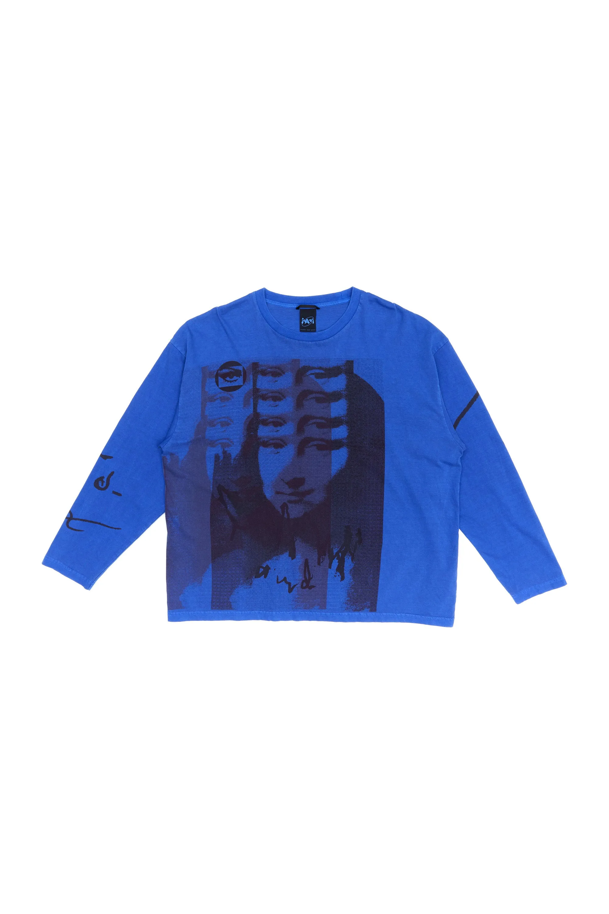 GAZE OVERSIZED LS TEE ULTRAMARINE