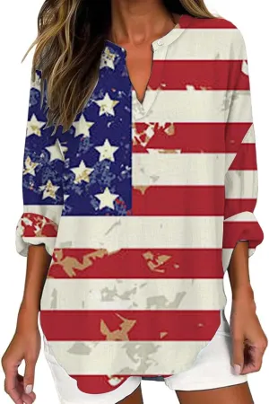 GIERIDUC Women's Long Sleeve Oversized T Shirts Side Slit Loose Casual V Neck Tunic Tops Roll-up Sleeve Soft Tshirts Blouse