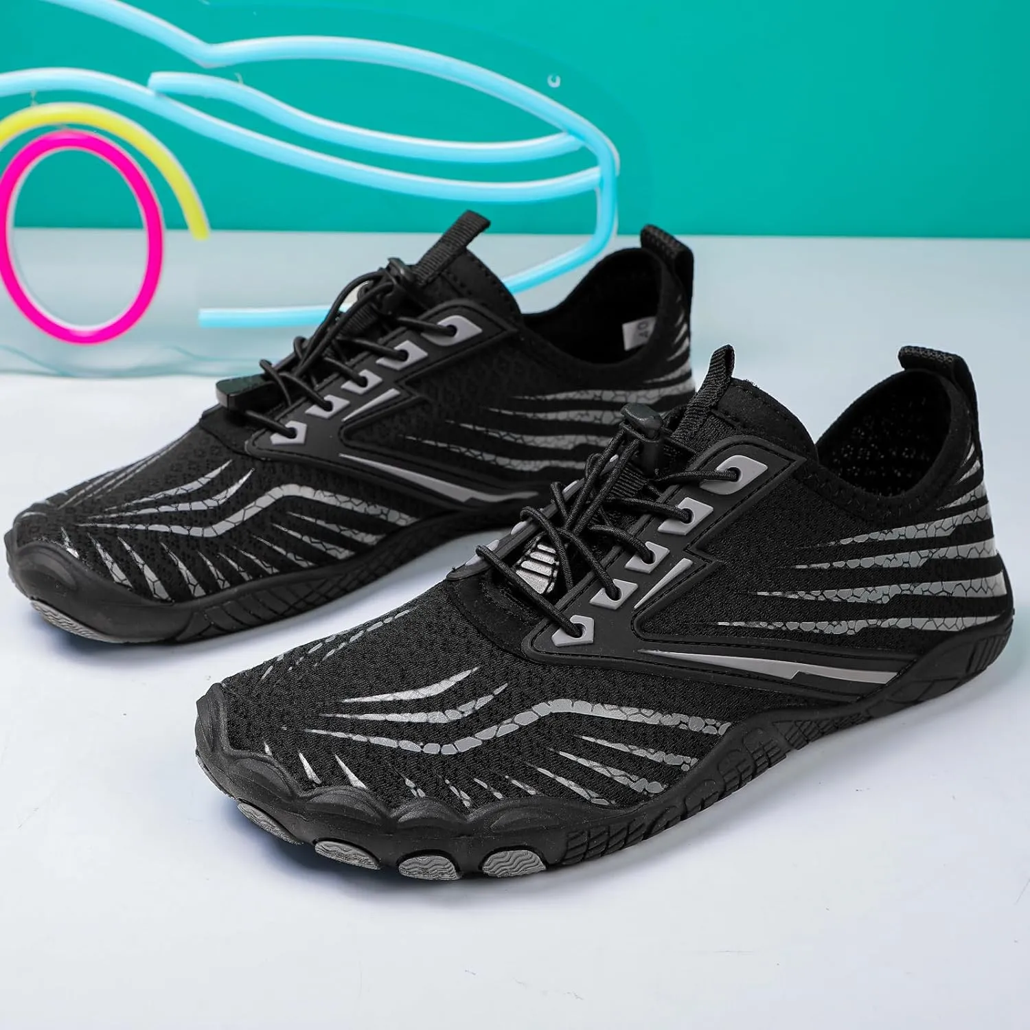 Grounded Footwear for Women Wide Width Walking Hiking Winter Footwear Barefoot Shoes Womens, Waterproof Hiking Boots Non Slip Hikes Water Shoes for Neuropathy Healthy Shoe for Swim Beach Pool Yoga
