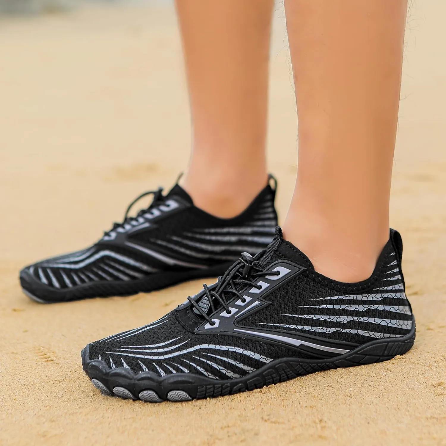 Grounded Footwear for Women Wide Width Walking Hiking Winter Footwear Barefoot Shoes Womens, Waterproof Hiking Boots Non Slip Hikes Water Shoes for Neuropathy Healthy Shoe for Swim Beach Pool Yoga