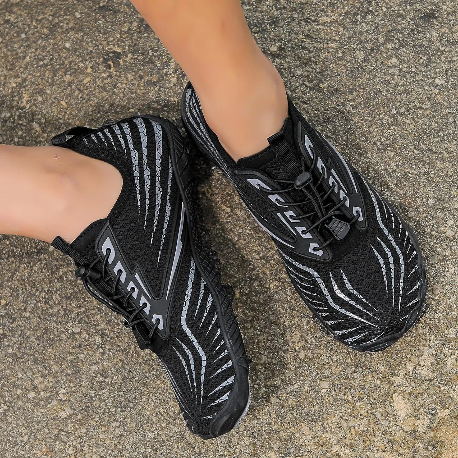 Grounded Footwear for Women Wide Width Walking Hiking Winter Footwear Barefoot Shoes Womens, Waterproof Hiking Boots Non Slip Hikes Water Shoes for Neuropathy Healthy Shoe for Swim Beach Pool Yoga