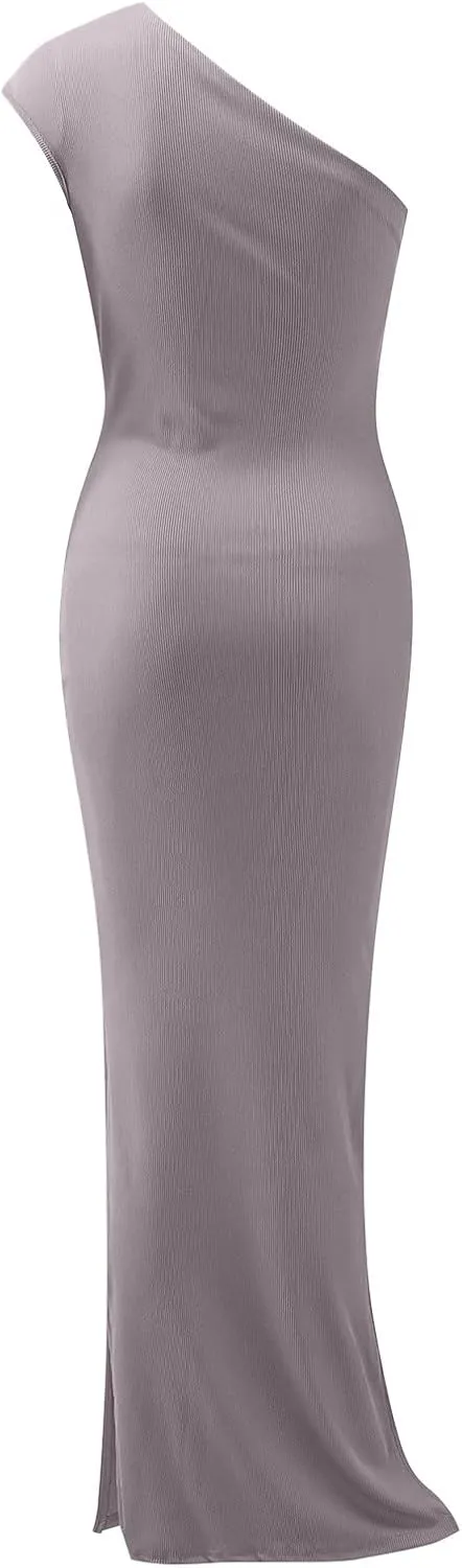 HGOOGY Plus Size Summer Dresses Oversized Women Sexy Dress One Off Shoulder Sleeveless Dress Cotton Midi Dress