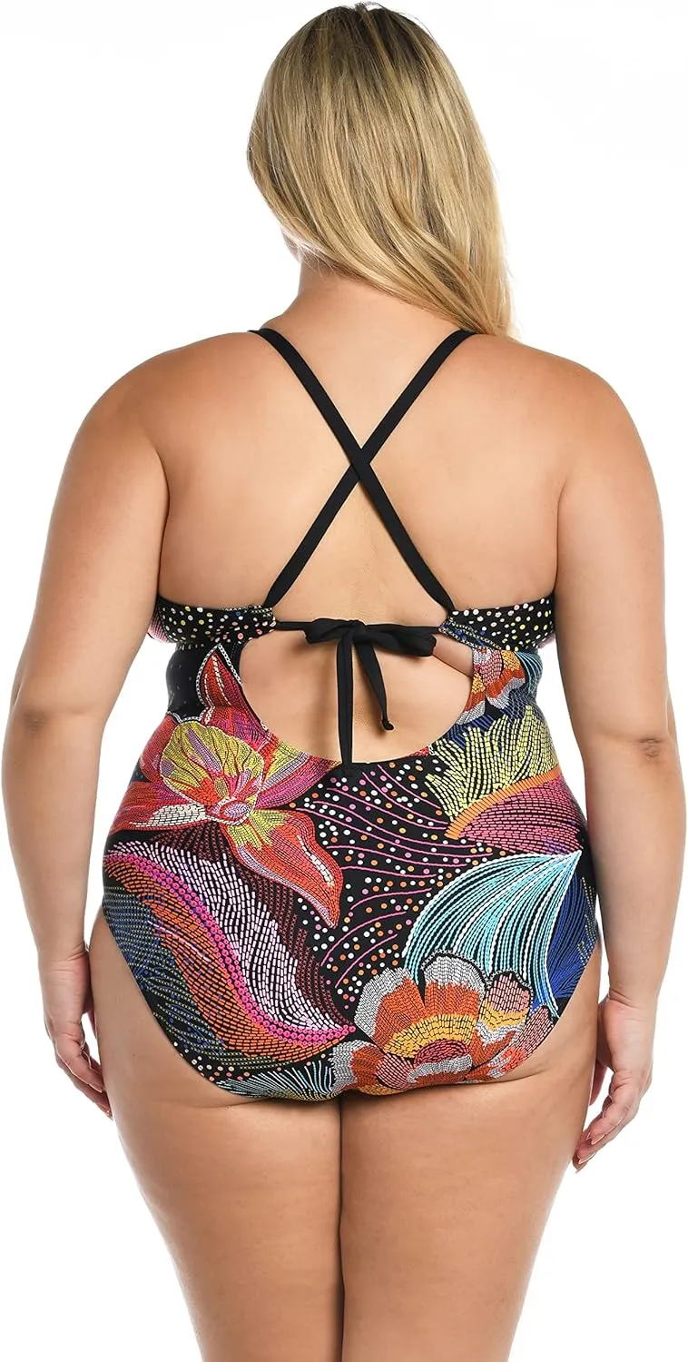 High Neck Keyhole Mio One Piece Swimsuit