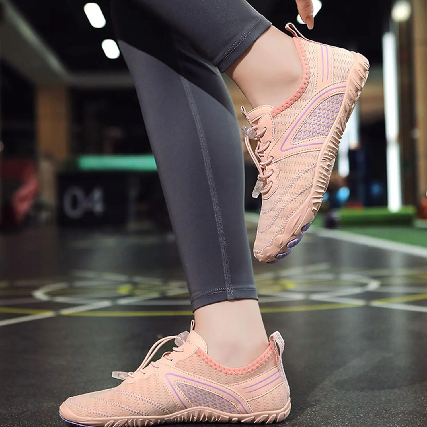 Hiking Footwear Barefoot Womens Shoes Non-Slip Outdoor Unisex Grounded Footwear Barefoot Shoes for Neuropathy Water Pro Barefoot Shoes Athletic Wide Toe Box Sneakers,Quick Dry,Waterproof,Beach