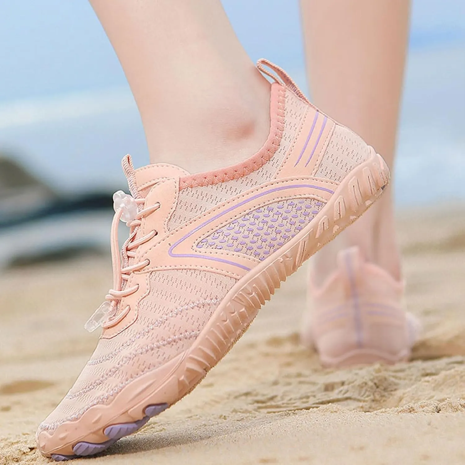 Hiking Footwear Barefoot Womens Shoes Non-Slip Outdoor Unisex Grounded Footwear Barefoot Shoes for Neuropathy Water Pro Barefoot Shoes Athletic Wide Toe Box Sneakers,Quick Dry,Waterproof,Beach