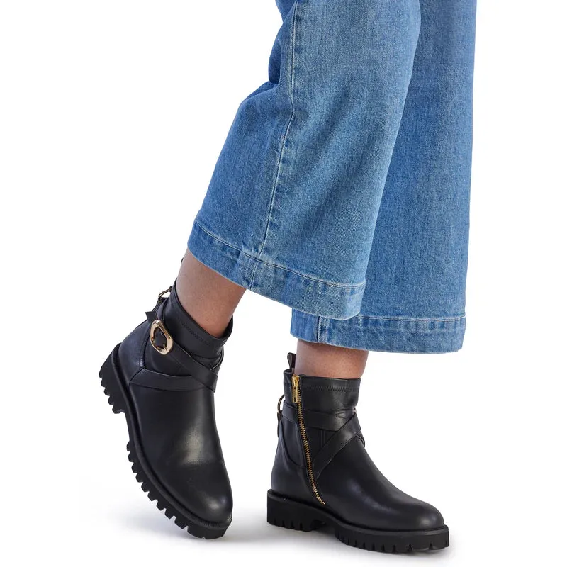 KATHRYN WILSON - Peyton Boot - Black Calf